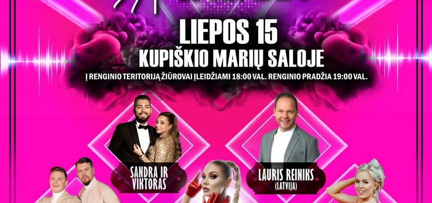Koncertas „Mano vasara“ Uošvės Liežuvio saloje