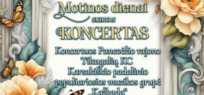Motinos dienai skirtas koncertas Skapiškyje