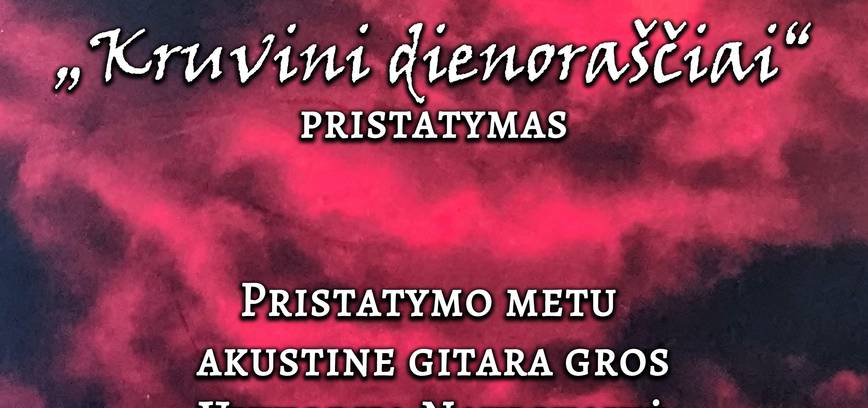 Presentation of the book "Bloody Diaries" by Nijolė Jokubkaitė-Paškauskienė