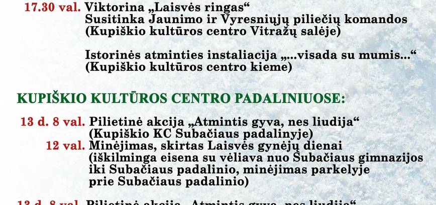 13. janvārī Brīvības aizstāvju diena