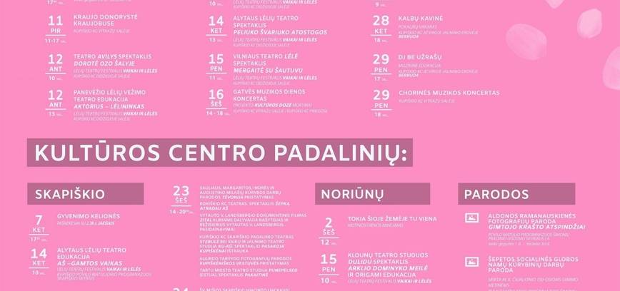 Gegužė Kupiškyje – kultūros žydėjimo ir bendrystės metas