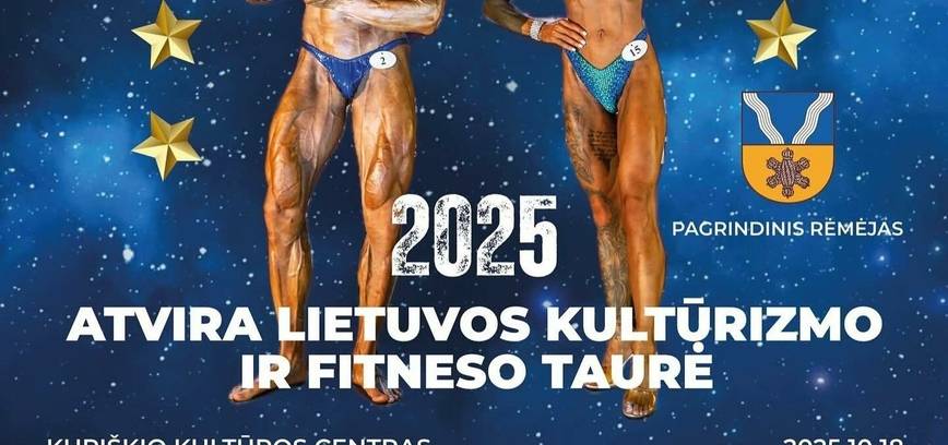 Atvira Lietuvos kultūrizmo ir fitneso taurė 2025