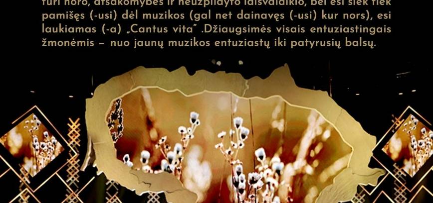 Mišrus vokalinis ansamblis „Cantus Vita“ kviečia prisijungti