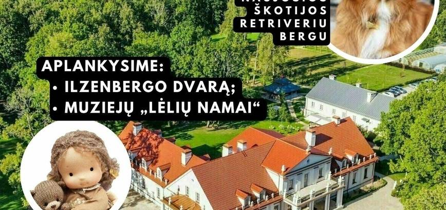 Pažintinė kelionė-ekskursija vaikams „Atrask Ilzenbergo gyvūnų paslaptis“