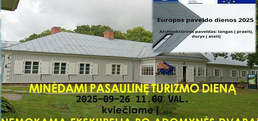 Bezmaksas Adamīnes muižas ekskursija!