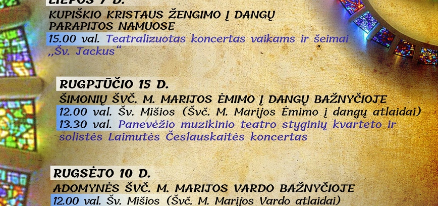 Sakralinės muzikos festivalis „Regina Pacis 2023“