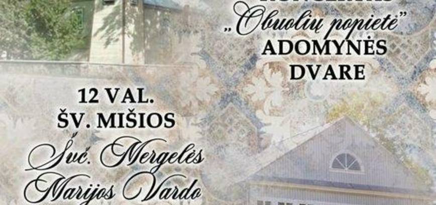 Title indulgences of Adomynė St. In the Church of the Name of the Virgin Mary