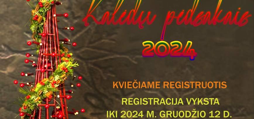 Kviečiame registruotis į floristinių puokščių parodą-konkursą „Kalėdų pėdsakais 2024“