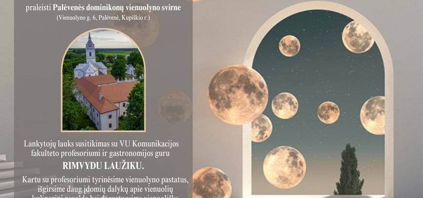 Night of European museums in the barn of Palėvenė Dominican monastery