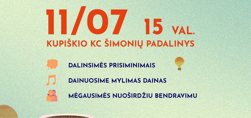 Popietė senjorams „Laiko dovana“