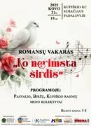 Romansų vakaras „Ko nerimsta širdis“
