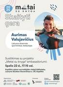 Susitikimas su keliautoju Aurimu Valujevičiumi