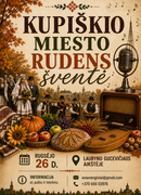Tirgotāju reģistrācija Kupišķu pilsētas rudens svētkiem ir sākusies!