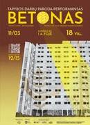Tapybos darbų paroda-performansas „Betonas“
