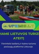 Upemis.lt – vienintelė baidarių ir kaimo turizmo paslaugų platforma Lietuvoje