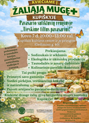 KVIEČIAME Į „ŽALIĄJĄ MUGĘ+“ KUPIŠKYJE