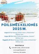 Pradedame registraciją į poilsines keliones į Palangą ir Nidą 2025 m.