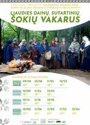 Liaudies dainų, sutartinių šokių vakarai