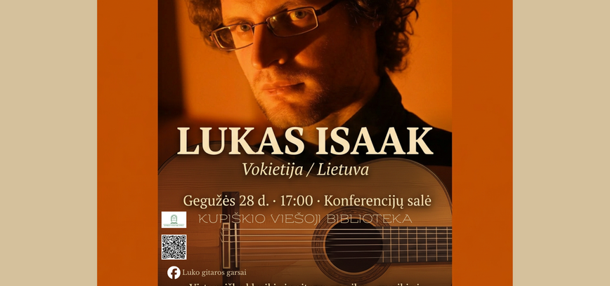 Klasikinės Gitaros Koncertas - LUKAS ISAAK