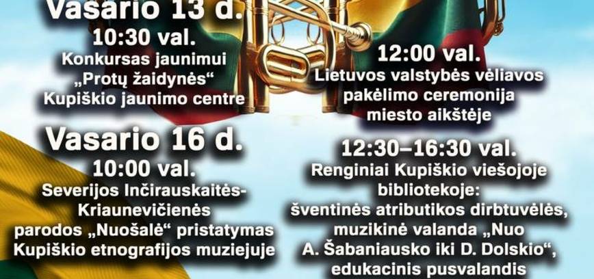 Lithuanian State Restoration Day in Kupiškis