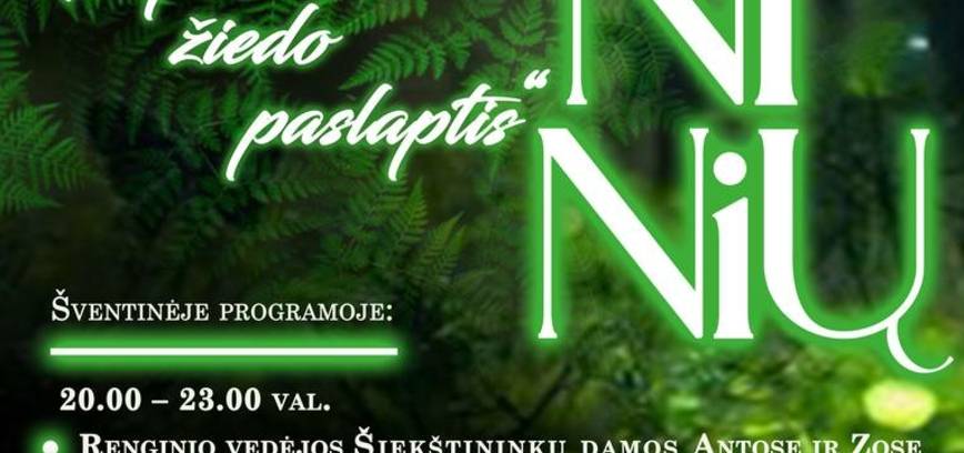 Joninių šventė „Paparčio žiedo paslaptis“