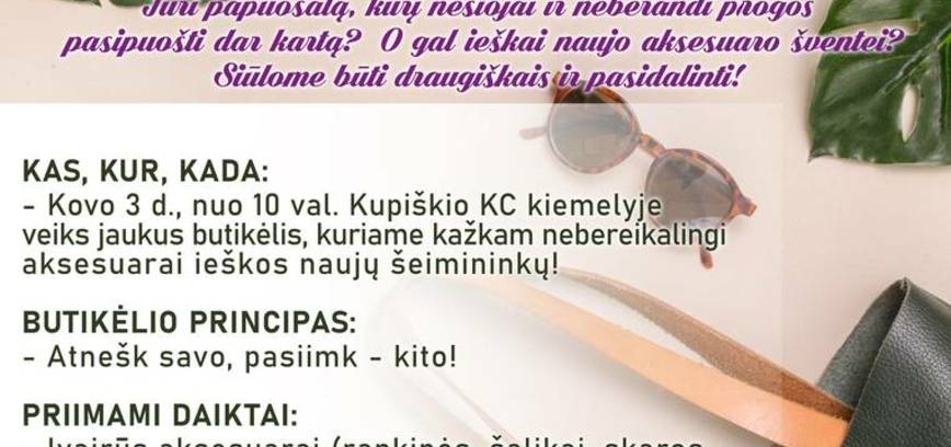 Pavasarinis Kazimierinių šventės Butikėlis!