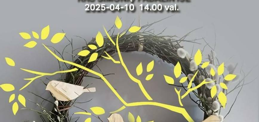 Velykinių vainikų dirbtuvės