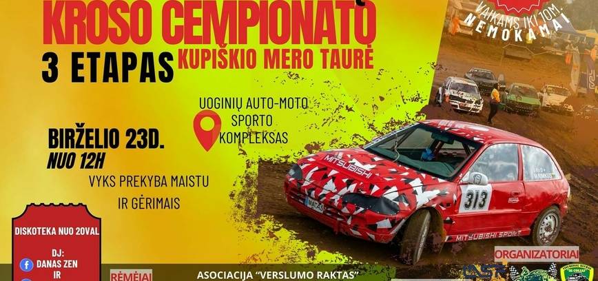 Lietuvos automobilių kroso čempionato 3 etapas