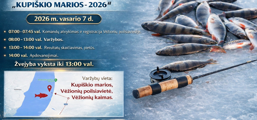 Kviečiame registruotis į poledinės žūklės varžybas