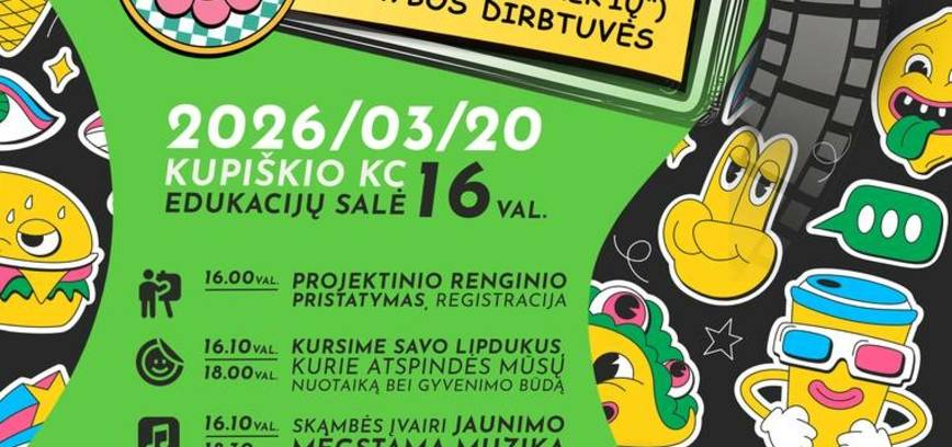 Projekto „Kultūros dozė“ filmo peržiūros vakaras. „Neskubėk gyventi“