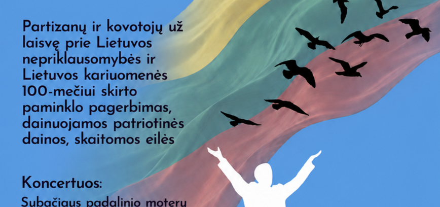 Patriotinės ir dainuojamosios poezijos popietė „Rugsėjis – pirmas laisvės mėnuo | SUBAČIUJE