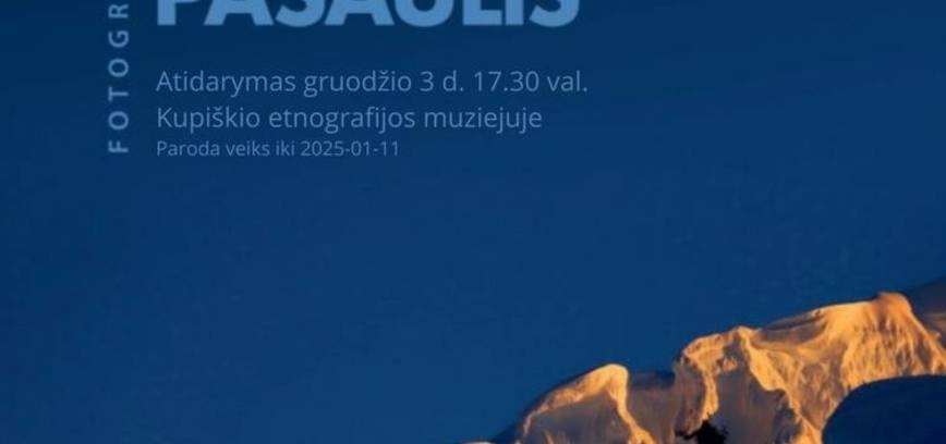 Opening of Audrias Sutkaus' photography exhibition 