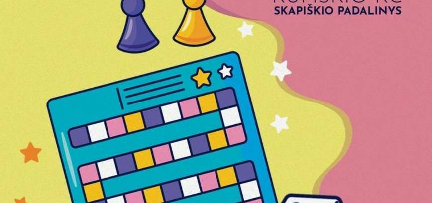 Edukacinis užsiėmimas „Stalo žaidimų popietė“ Skapiškyje