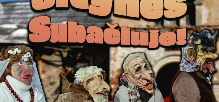 Mardi Gras parade in Subačius!