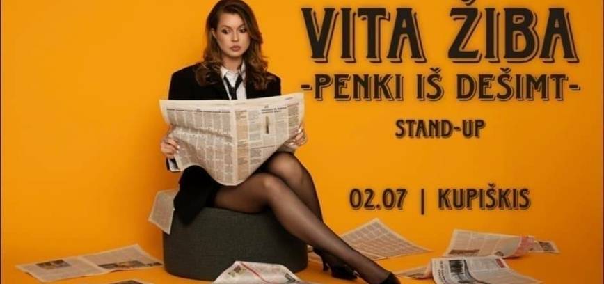 Vita Žiba su STAND-UP programa „5 iš 10”