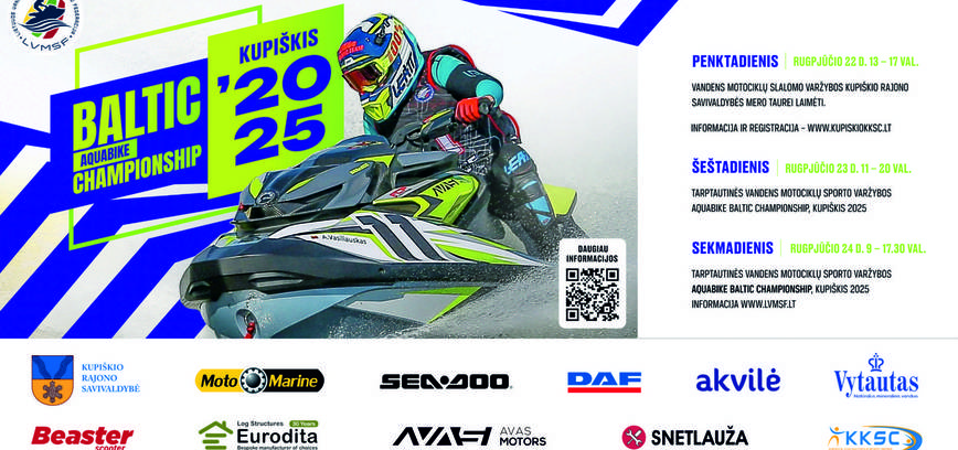 Baltic Aquabike Championship Kupiškis 2025