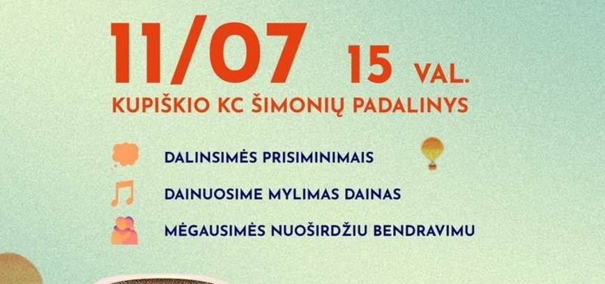 Popietė senjorams „Laiko dovana“