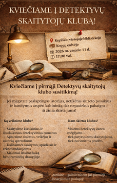 Detektyvų skaitytojų klubo susitikimas