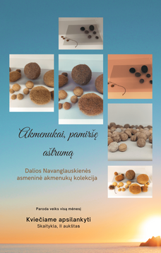 Dalios Navanglauskienės paroda „Akmenukai pamiršę aštrumą“