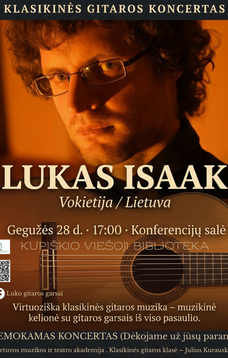 Klasikinės Gitaros Koncertas - LUKAS ISAAK