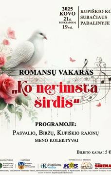 Romansų vakaras „Ko nerimsta širdis“