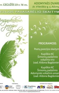 Dzejas pavasara lasījumi "Saradināsim dzejas putnu"