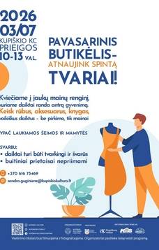 PAVASARINIS BUTIKĖLIS – ATNAUJINK SPINTĄ TVARIAI!