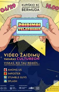 Video žaidimų vakaras „CultureOn” | KUPIŠKYJE