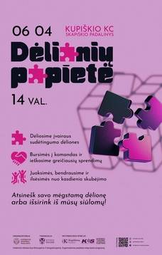 Dėlionių popietė