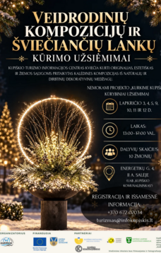  Veidrodinių kompozicijų ir šviečiančių lankų kūrimo užsiėmimai