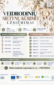Veidrodinių sietynų kūrimo dirbtuvės „Kurkime Kupiškį“