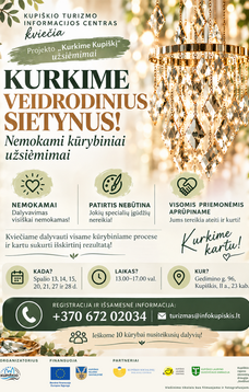 Veidrodinių sietynų kūrimo dirbtuvės „Kurkime Kupiškį“