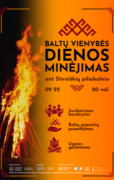 Baltų vienybės dienos minėjimas ant Stirniškių piliakalnio