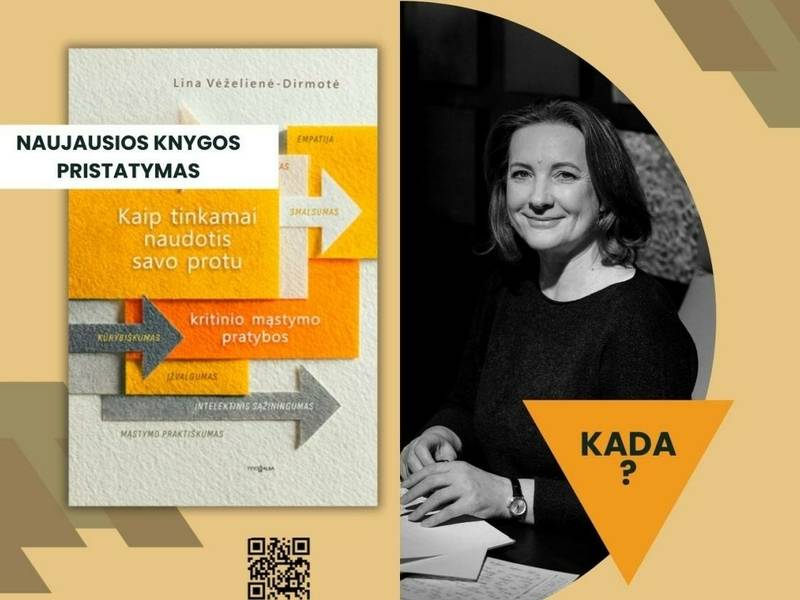 MEETING WITH PSYCHOLOGIST, PSYCHOTHERAPIST, WRITER LINA VĖŽELIENE-DIRMOTĖ